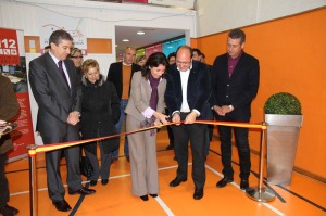 La consejera Inmaculada Garca inaugurando Sicarm en Puerto Lumbreras