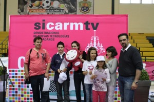 Ganadores del concurso "SICARM en vivo" en Archena 