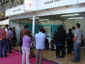 El taller de Hogar Digital despert un gran inters entre los asistentes
