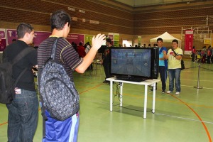 En el taller de Ocio Digital, jugando a la videoconsola