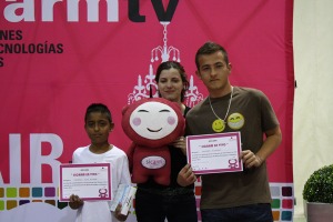 Ganadores del concurso "SICARM en vivo" en Fuente lamo