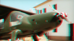 Aeroplano en el Museo Municipal de San Javier. Extrado del vdeo 'San Javier en 3D'