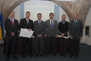 Premios a los mejores expedientes de la carrera entregados por el COITT y el COITERM