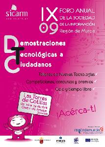 Cartel de Demostraciones Tecnolgicas a Ciudadanos de Las Torres de Cotillas