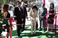 La Excma. Sra. Da. Inmaculada Garca Martnez,  Consejera de Economa y Hacienda de la Comunidad Autnoma de la Regin de Murcia inaugur las Demostraciones Tecnolgicas a Ciudadanos 09 en Alfonso X.