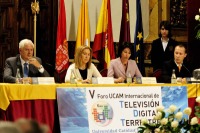 Inauguracin del V Foro UCAM Internacional de Televisin Digital Terrestre