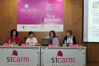 De izquierda a derecha, Da. Lourdes Cobacho Gmez, Ilma. Sra. Da. Teresa Moreno Gmez, Da.Teresa Allepuz Ros y Da. Noelia Arroyo Hernndez