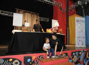 Teatro de Tteres en el Mercado Pblico de La Unin.