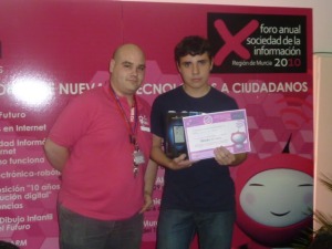 Juan de Gea Snchez, primer premio y ganador de un e-book 