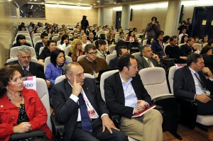 Pblico durante la inauguracin de la Jornada TIC de Lorca 