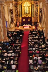 Vista desde arriba de la ponencia 