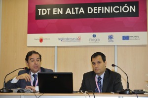 Juan Manuel Miquez y Diego Lorenzo durante la apertura de las jornadas 