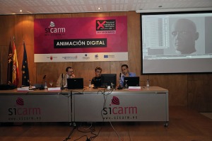 Jos Mara Molina e Ivn Snchez, de Digital Mind explicaron la animacin de personajes 3D realistas del documental de Carthago Nova 