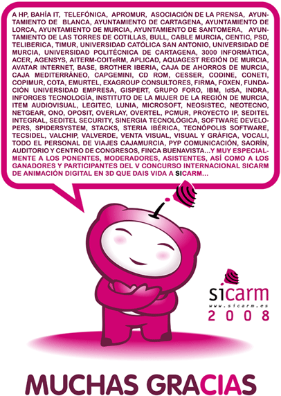 Gracias por participar en Sicarm 2008