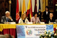Inauguraci�n del V Foro UCAM Internacional de Televisi�n Digital Terrestre