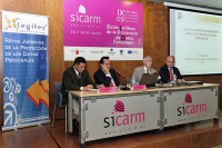 De izquierda a derecha, D. Manuel Fern�ndez Salmer�n, D. Artemi Rallo Lombarte, Excmo. Sr. D. Jos� Antonio Cobacho G�mez y D. Juli�n Valero Torrijos