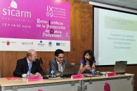 De izquierda a derecha, D. Emilio Aced F�lez, D. Emilio Guichot Reina y D�a. Angels Vila Muntal