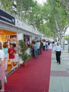 Stands de las demostraciones tecnol�gicas para ciudadanos