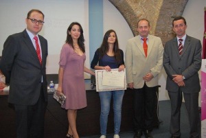 Entrega del premio del COITT 