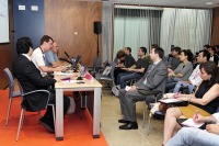 Asistentes a las Jornadas de Periodismo Digital.