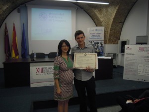 Jos Antonio Ayala Romero. Premio del Colegio Oficial de Ingenieros Tcnicos de Telecomunicacin (COITT). Telecofrum 2013 